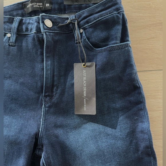 NWT Just Black Bestfriend’s Skinny Jeans Dark Denim Size 29 - Picture 7 of 12